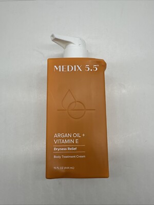 Medix 5.5 Argan Oil Cream Anti Aging Skin Care Body Moisturizer Cellulite 15 oz