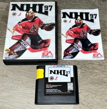 SEGA GENESIS :  NHL 97  !!  COMPLETE w/CASE AND MANUAL