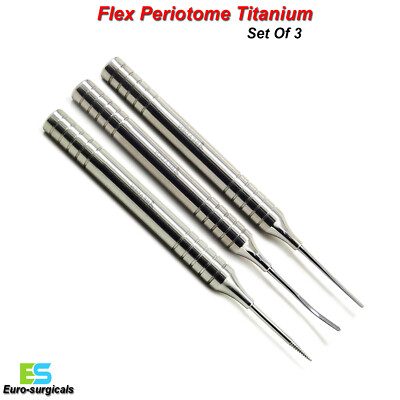 Zahnwurzelgewebeextraktion Flex Periotom chirurgisches Periotom 3er-Set