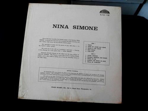 NINA SIMONE~ MEGA RARE~ SELF~ STRAND 1130~ VG++~ HARD TO FIND ~ R&B LP - Imagen 2 de 4