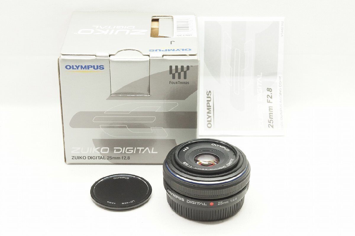 OLYMPUS Olympus ZUIKO DIGITAL 25mm F2.8 (standard pancake lens) with  original bo