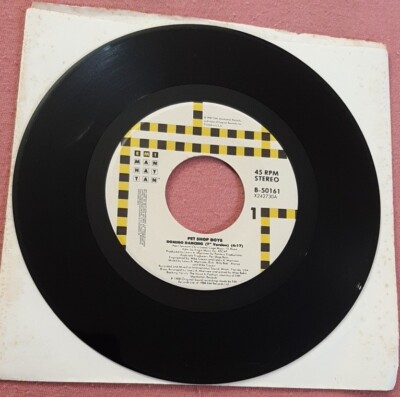Pet Shop Boys 45 Domino Dancing / Don Juan 1988 EMI B-50161 vg-vg+