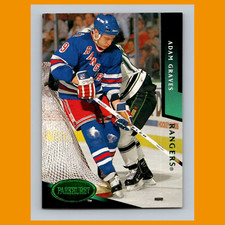 Adam Graves #134 1993 Parkhurst Emerald Ice New York Rangers Hockey Card NHL NM