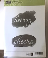 StampinUp! Reverse Words Stamp Set - Retired