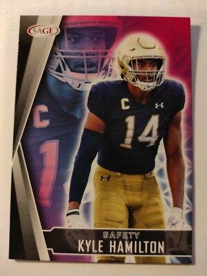 NFL Trading Card Football Kyle Hamilton Baltimore Ravens 2022 Sage