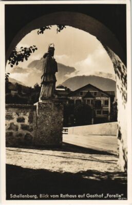 CPA AK Schellenberg - Blick vom Rathaus auf Gasthof Forelle GERMANY (1065386)