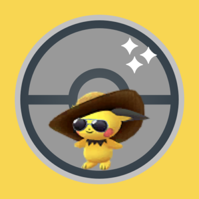 Pokémon GO - Pichu Shiny + Chapeau Nouvel An 2020 - Chapeau Violet - Compte