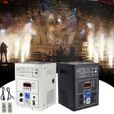 2x600W Cold Spark Machine Stage DJ Fireworks Fountain Sparkle dmx remote control