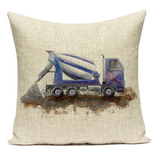 Animal Elephant Hot Air Balloon Cushion Cover Engineering Vehicle Pillow Case - Picture 41 of 56
