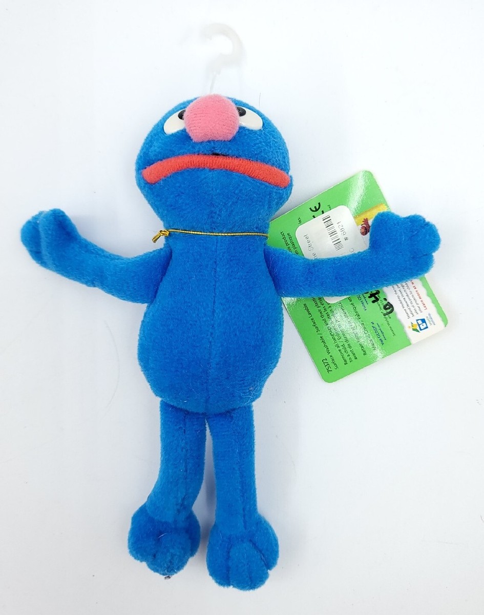 Gund Sesame Street 2003 Grover Plush Toy Plastic Eyes Fuzz
