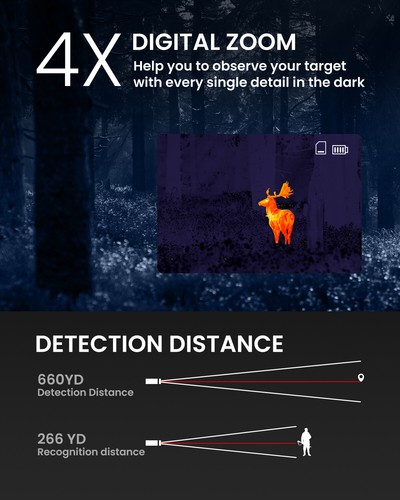MiLESEEY 256X192 Thermal Imaging Monocular for Hunting with Infrared Heat Vision - Picture 7 of 15