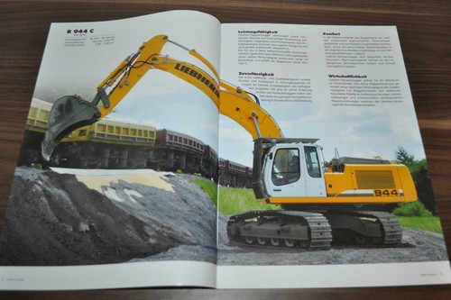 Excavadora sobre orugas Liebherr R 944 C 2010 folleto de especificaciones folleto - Imagen 2 de 7