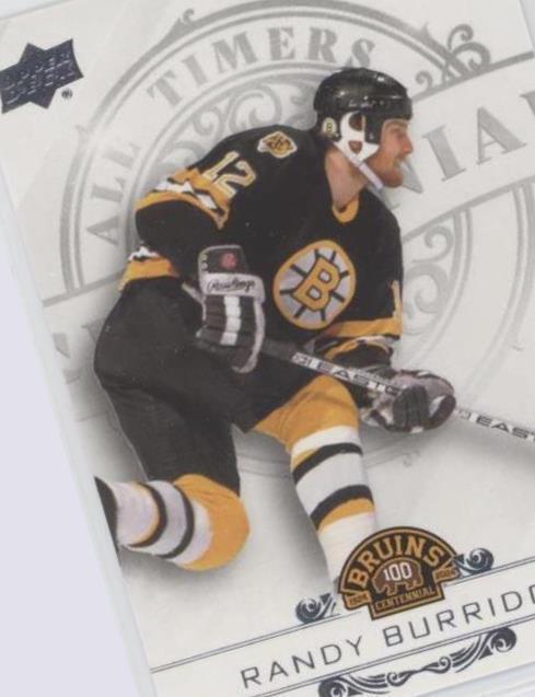 2023-24 Upper Deck Boston Bruins Centennial - Randy Burridge #100-31 - 1 of 1