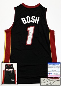 chris bosh signed jersey
