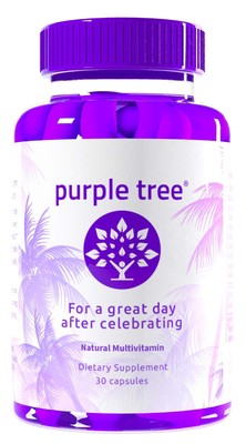 purple tree Post-Celebration Wellness Vitamins | Liver Support Rapid Hydratio...