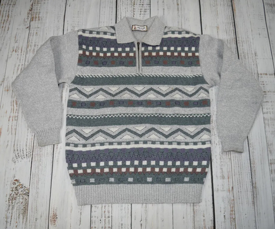 【THE MOZZ】Hay Padded Knit Zip Up Men's TAZA Performance Knit Quarter Zip with Thumb Holes | PCNA