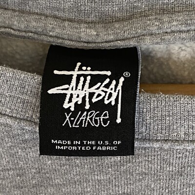 Vintage Stussy Men's Crewneck Sweatshirt Size XL Stay Paid Vintage Stussy Men's Crewneck Sweatshirt Size XL Stay Paid