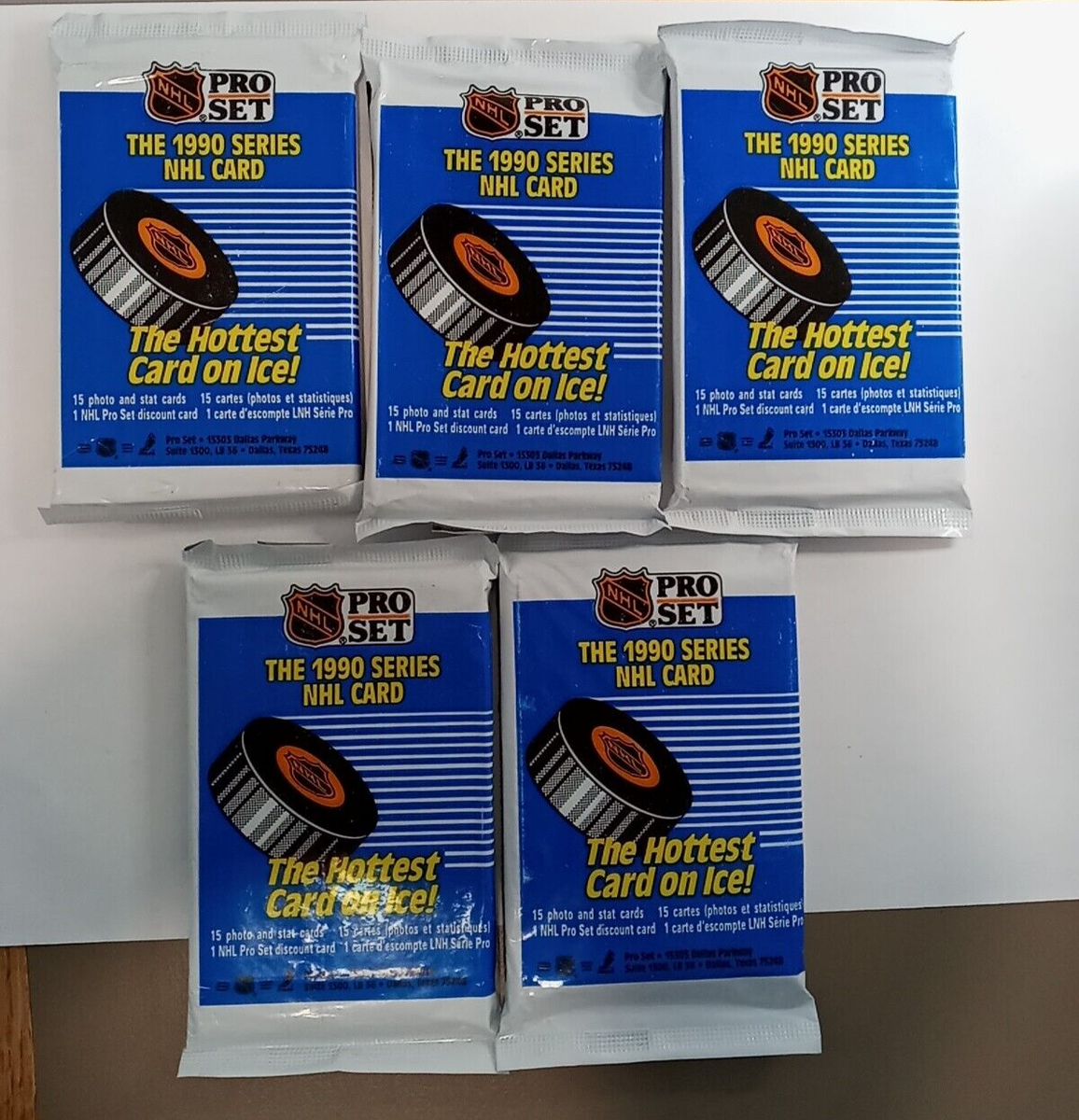 【年中無休】 Hottest The Cards, NHL Series 1990 Set Pro Card 5 Ice on その他
