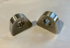 Made in USA  - Pair of  3/4" thick CRS Weld on Shackle Mounts  3/4" bow shackle