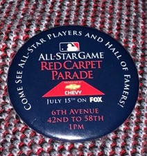 MLB July 15TH 2009 Baseball All Star Game Red Carpet Parade Button/Pin USED