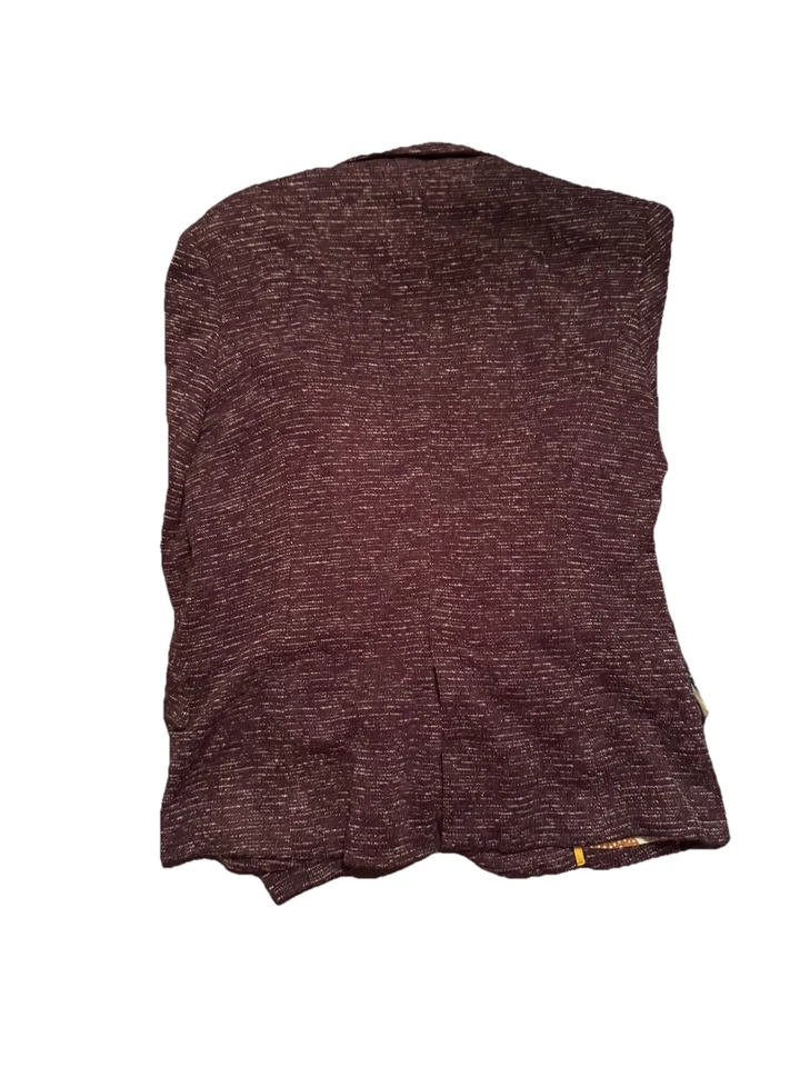 Anthropologie Cartonnier Purple Blazer Jacket Womens Sz M Heathered Marled Lined - Image 4 of 4