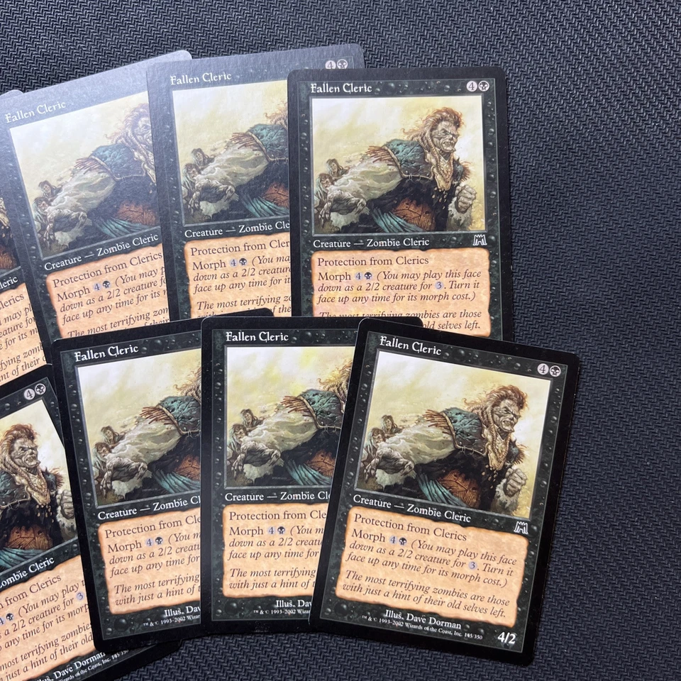 Fallen Cleric Onslaught Magic The Gathering Mtg Playset Black Card 8 - Image 2 of 4