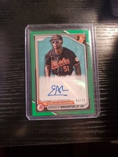 2024 Bowman - Paper Prospect Retail Autographs Enrique Bradfield #PPRA-EB Green