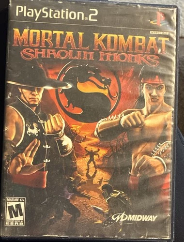 Midway Mortal Kombat: Shaolin Monks PlayStation 2 Action Adventure Manual Inclu…