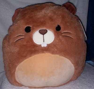 Squishmallows FuzzAMallows Chip the Beaver 12'' Plush NWT