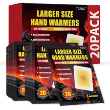 Hand Warmers Disposable 20 Pack- Up to 20 Hours of Heat - Super Long Lasting ...