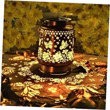 Solar Lanterns Butterfly Outdoor Hanging Solar Lights, Warm white butterfly