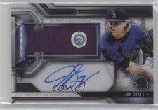 2016 Topps Strata Clearly Authentic Auto Relics Jon Gray #CAAR-JG Auto z5b