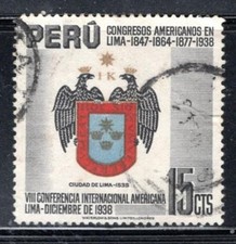 PERU LATIN AMERICA    STAMPS USED LOT 547BS