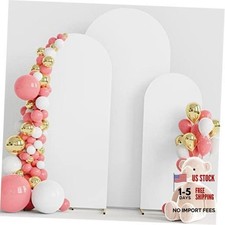 Arch Backdrop Cover Arch Covers Stretchy Backdrop Set of 3 4FT, 5FT, 6FT White