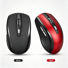 1600DPI 2.4GHz Wireless Mouse 6 Buttons Cordless Optical USB Computer Laptop