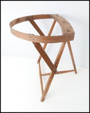 Antique Lace Makers Pillow Stand Traditional Wooden