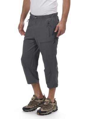 Men's Quick Dry 3/4 Pants Lightweight Capri Shorts Hiking Fishing Travel Casu...