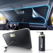 Windshield Sun Shade Umbrella Dual Layer Air Cooled Uv Block Medium Nmoiss True
