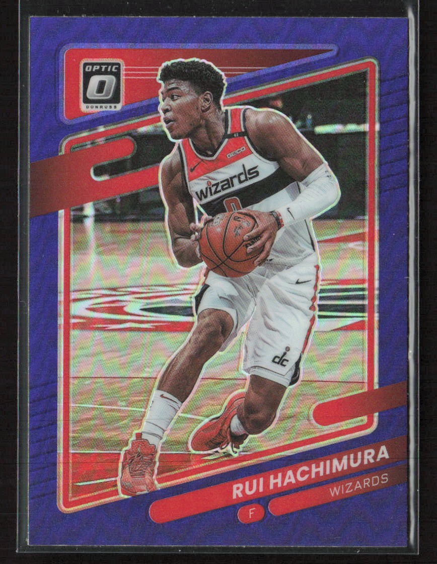 Rui Hachimura 2021-22 Donruss Optic #79 Purple Washington Wizards