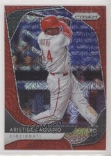 2020 Panini Prizm Tier II Red Mojo Prizm 27/149 Aristides Aquino #140 0en