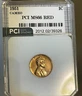 1951 Lincoln Wheat Cent Slabbed High Grade RED