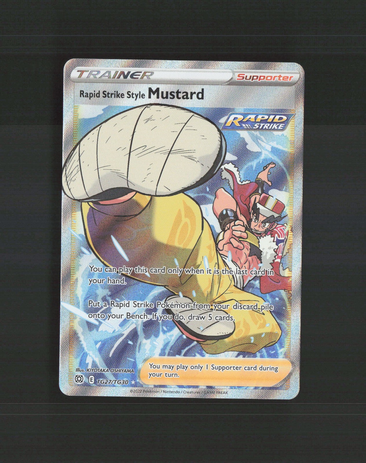 Rapid Strike Style Mustard TG27/TG30 Pokemon Card NM