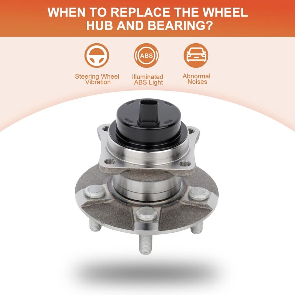 2PCS Rear Wheel Hub Bearing For 2004-2009 Toyota Prius 2005-2010 Scion tC Foto 4 de 4