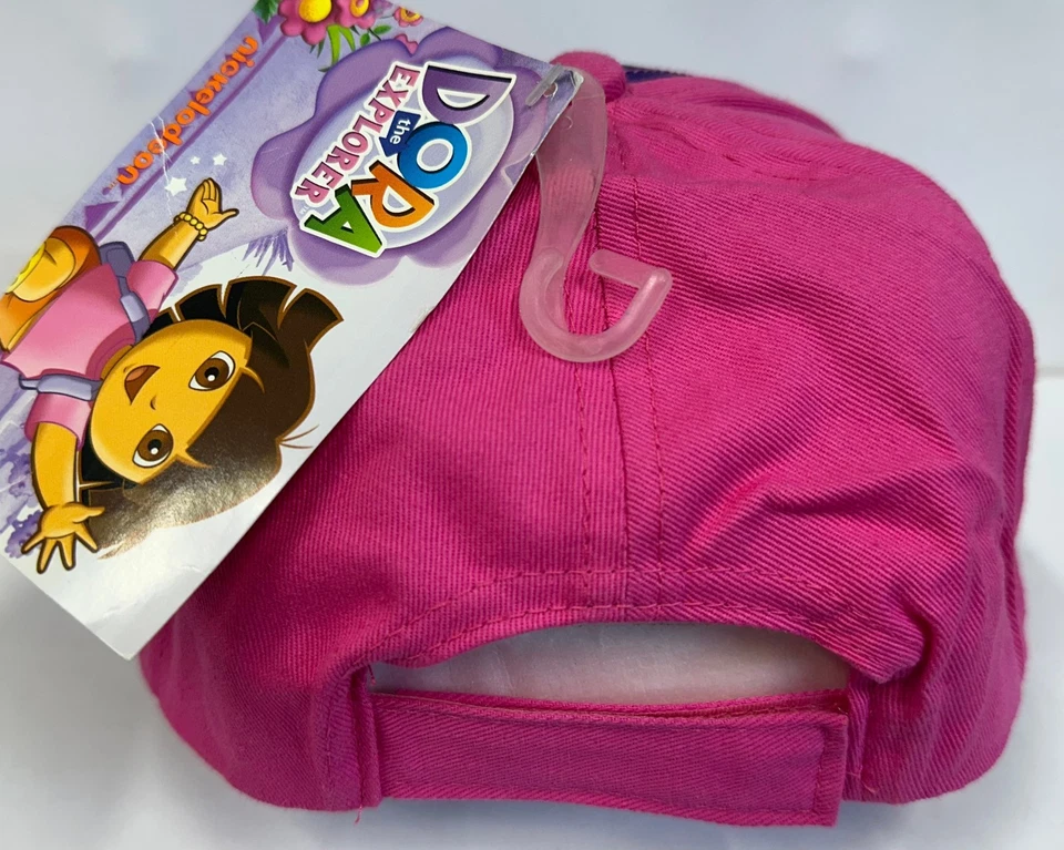 Boné de beisebol - Dora the Explorer - Maiô Splash rosa ajustável traseiro infantil NOVO - Imagem 3 de 4