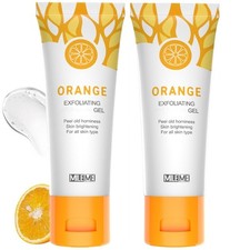 Gluta Gmeelan Orange Exfoliating Whitening Gel Scrub - 2PC 100G Face and Body