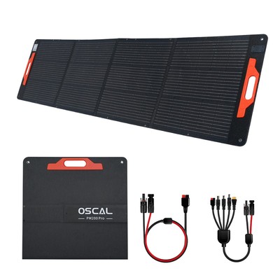 Blackview OSCAL 200 Solarpanel Tragbar Faltbar Solarmodule für Powerstation