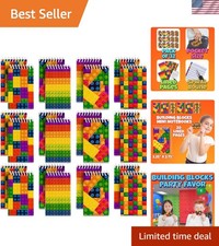 Pocket-Sized Mini Notebooks 32-Pack - Colorful Spiral Bound Notepads for Kids