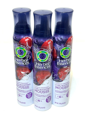 LOT OF 3 Herbal Essences Totally Twisted Curl Boosting Mousse #3 Strong 6.8oz
