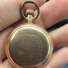 Waltham Gold Filled Yellow Gold Full Hunter Pocket Watch Roman White Seconds 6s