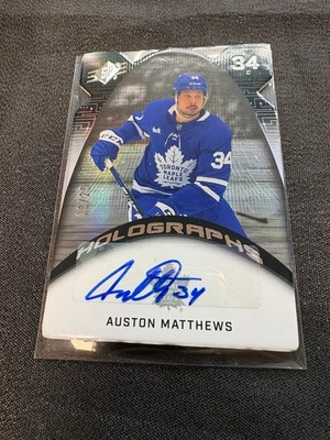 2025-26 SPx Auston Matthews Holographs Auto /25